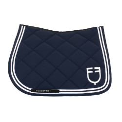 Tapis de saut Equestro Double Stripes en tissu technique Marine blazer / blanc Bleu marine Tapis de saut Equestro Double Stripes en tissu technique Marine blazer / blanc Bleu marine