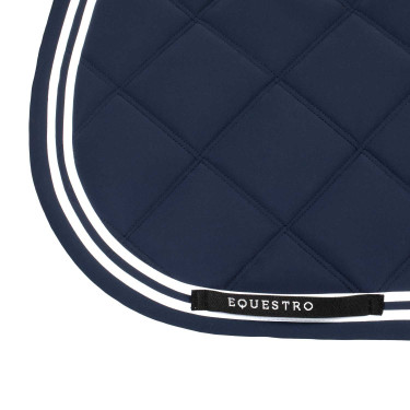 Tapis de saut Equestro Double Stripes en tissu technique Marine blazer / blanc Bleu marine Tapis de saut Equestro Double Stripes en tissu technique Marine blazer / blanc Bleu marine