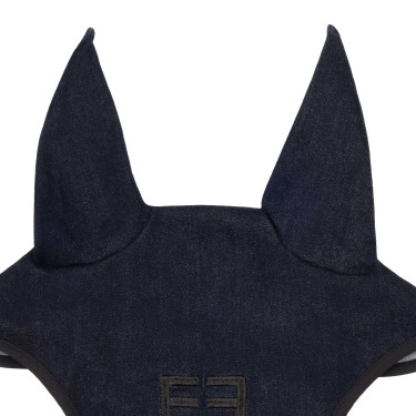 Bonnet en tissu Equestro technique effet denim avec logo Blue denim Bonnet en tissu Equestro technique effet denim avec logo Blue denim