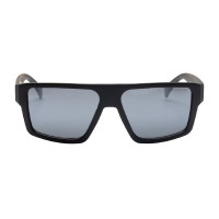 Lunettes de soleil de sport Aquestro polarisées modèle Sunniva Noir mat / silver revo