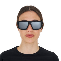 Lunettes de soleil de sport Aquestro polarisées modèle Sunniva Noir mat / silver revo