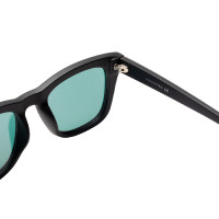 Lunettes de soleil de sport Equestro polarisées modèle Solana Noir mat / rose revo