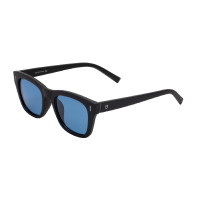Lunettes de soleil de sport Equestro polarisées modèle Solana Noir mat / rose revo