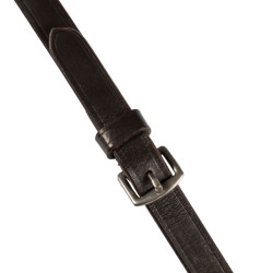 Rênes en cuir Equestro avec grip en caoutchouc