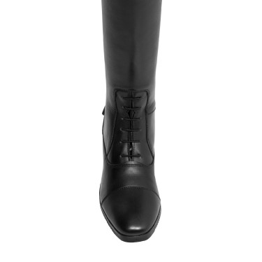 Bottes enfant Equestro Eris en cuir Noir