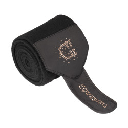 Fleece bandages met strasslogo