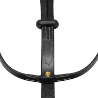 Martingale collier Êquestro en cuir NEW Noir