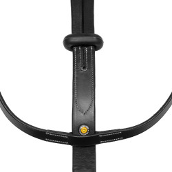 Martingale collier Êquestro en cuir NEW Noir