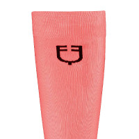 Chaussette technique Equestro unisexe Basic light Fleur du désert / noir Rose