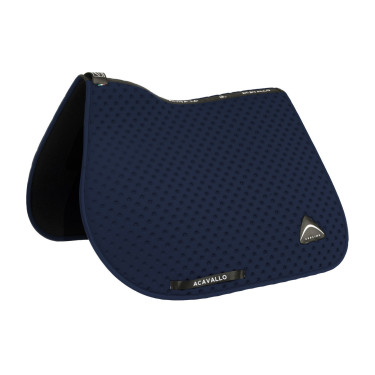 Tapis de saut Acavallo en tissu technique à pois Sublime Marine Bleu marine Tapis de saut Acavallo en tissu technique à pois Sublime Marine Bleu marine