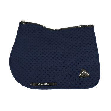 Tapis de saut Acavallo en tissu technique à pois Sublime Marine Bleu marine Tapis de saut Acavallo en tissu technique à pois Sublime Marine Bleu marine