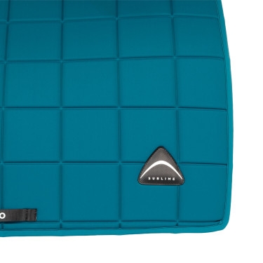 Tapis de dressage Acavallo en tissu technique à carreaux Sublime Pétrole Bleu