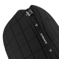 Tapis de dressage Acavallo en tissu technique à carreaux Sublime Noir