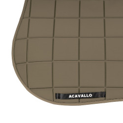 Tapis de selle de saut Acavallo en tissu technique à carreaux Sublime Earth Gris