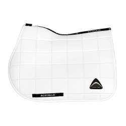 Tapis de selle de saut Acavallo en tissu technique à carreaux Sublime