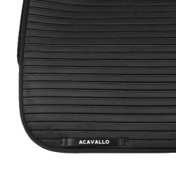 Tapis de dressage Acavallo Sublime en daim à rayures