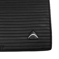 Tapis de dressage Acavallo Sublime en daim à rayures