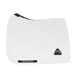Tapis de dressage Acavallo Sublime en daim à rayures