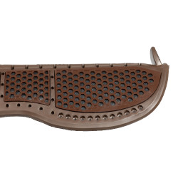 Amortisseur Acavallo Piuma Aerobalance gel EVA plat Marron
