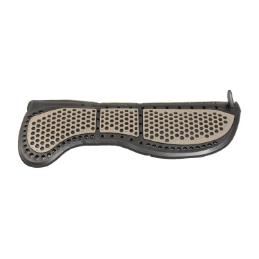 Amortisseur Acavallo Piuma Aerobalance gel EVA plat Noir / walnut