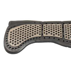 Amortisseur Acavallo Piuma Aerobalance gel EVA plat Noir / walnut