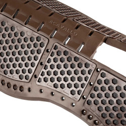 Amortisseur Acavallo Piuma Aerobalance WFS gel EVA plat Marron