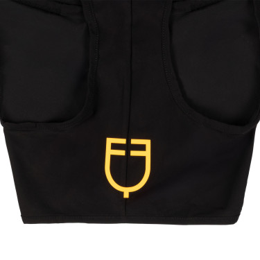 Masque anti-mouches Equestro en élasthanne sans maille aux yeux Noir