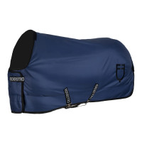 Couverture d’extérieur Equestro Nebraska en tissu indéchirable 250 g Marine Bleu marine