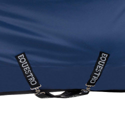 Couverture d’extérieur Equestro Nebraska en tissu indéchirable 250 g Marine Bleu marine