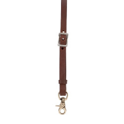 Collier de chasse western Pool's en cuir Huilé Marron