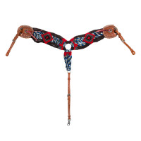 Collier de chasse Pool's Mohair Desert Night Huilé Marron
