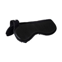 Amortisseur Acavallo MF-S WFS cuir velours mouton gel intégral classique plat Noir