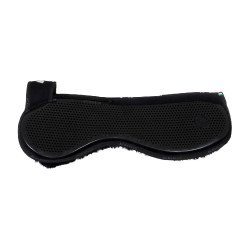 Amortisseur Acavallo MF-S WFS cuir velours mouton gel intégral classique plat Noir