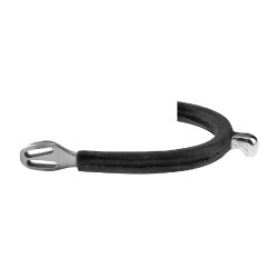 Éperons inox Pro-Light homme goutte recouverts de caoutchouc