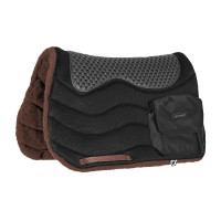Trekking-zadelonderlegger met zakken TT/fleece HD + Piuma-pad