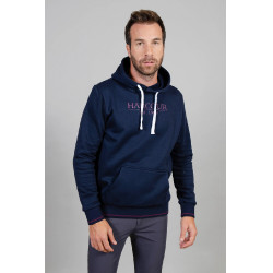 Sweat à capuche Harcour Swiss homme Marine Bleu marine