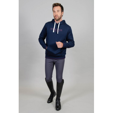 Sweat à capuche Harcour Swiss homme Marine Bleu marine