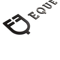 Logo étendu Equestro prés-espacé Noir