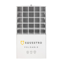 Présentoir Equestro pour collection pliable en carton Blanc