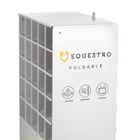 Présentoir Equestro pour collection pliable en carton Blanc
