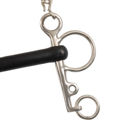 Mors Pelham Umbria Equitazione inox plein branches courtes caoutchouc rigide Mors Pelham Umbria Equitazione inox plein branches courtes caoutchouc rigide