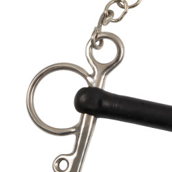 Mors Pelham Umbria Equitazione inox plein branches courtes caoutchouc rigide Mors Pelham Umbria Equitazione inox plein branches courtes caoutchouc rigide