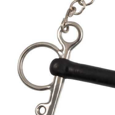 Mors Pelham Umbria Equitazione inox plein branches courtes caoutchouc rigide Mors Pelham Umbria Equitazione inox plein branches courtes caoutchouc rigide