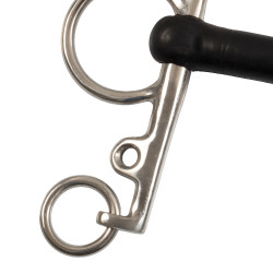 Mors Pelham Umbria Equitazione inox plein branches courtes caoutchouc rigide Mors Pelham Umbria Equitazione inox plein branches courtes caoutchouc rigide