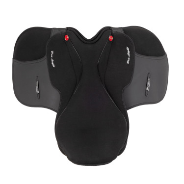 Selle d’obstacle Pro-Light en cuir synthétique Noir