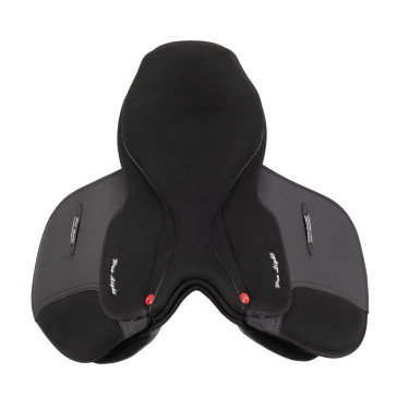 Selle d’obstacle Pro-Light en cuir synthétique Noir