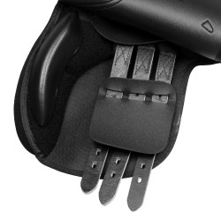 Selle d’obstacle Pro-Light en cuir synthétique Noir