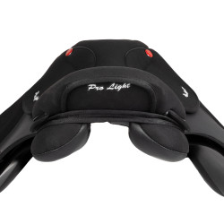 Selle d’obstacle Pro-Light en cuir synthétique Noir