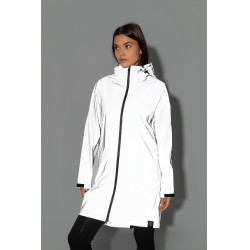 Imperméable Horze réfléchissant femme Impression réflechissante Gris