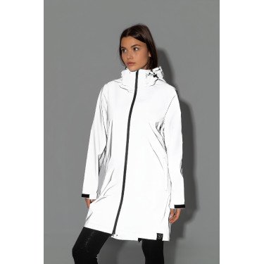 Imperméable Horze réfléchissant femme Impression réflechissante Gris